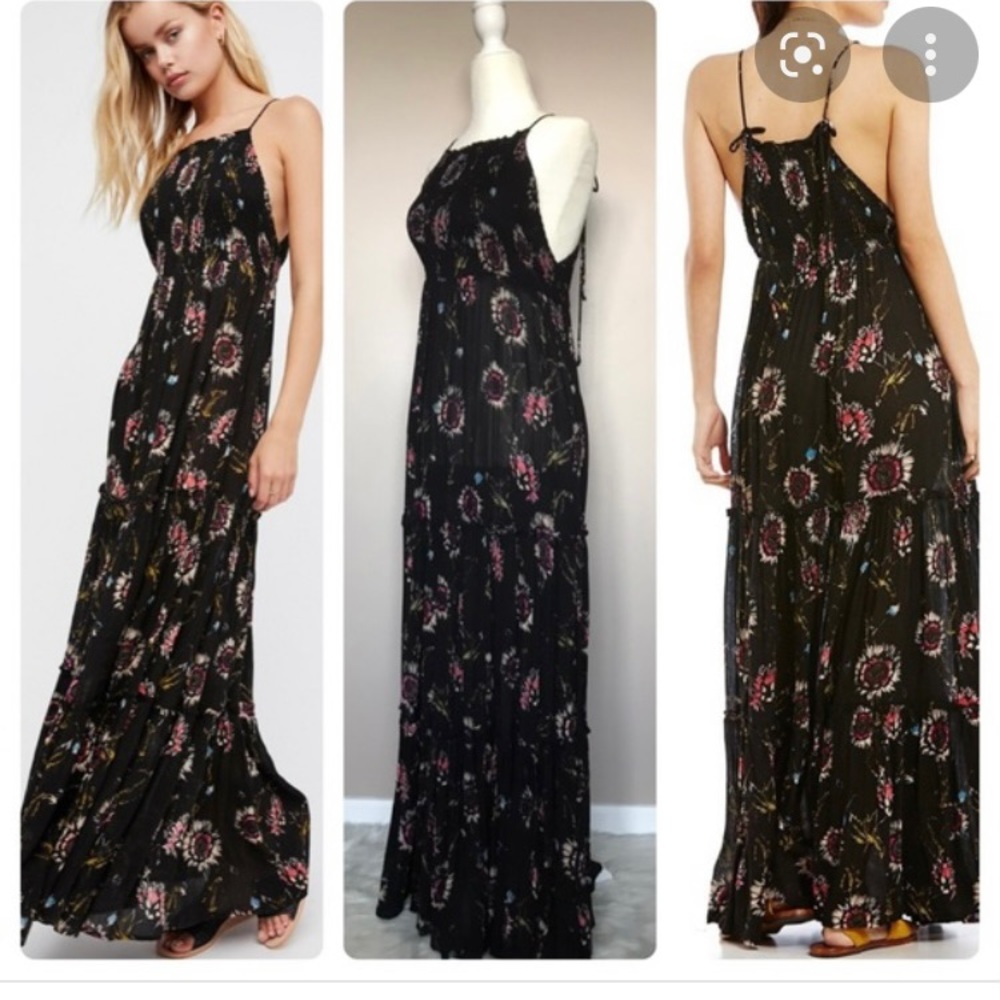 Free People Intimately Garden Party Dress Black